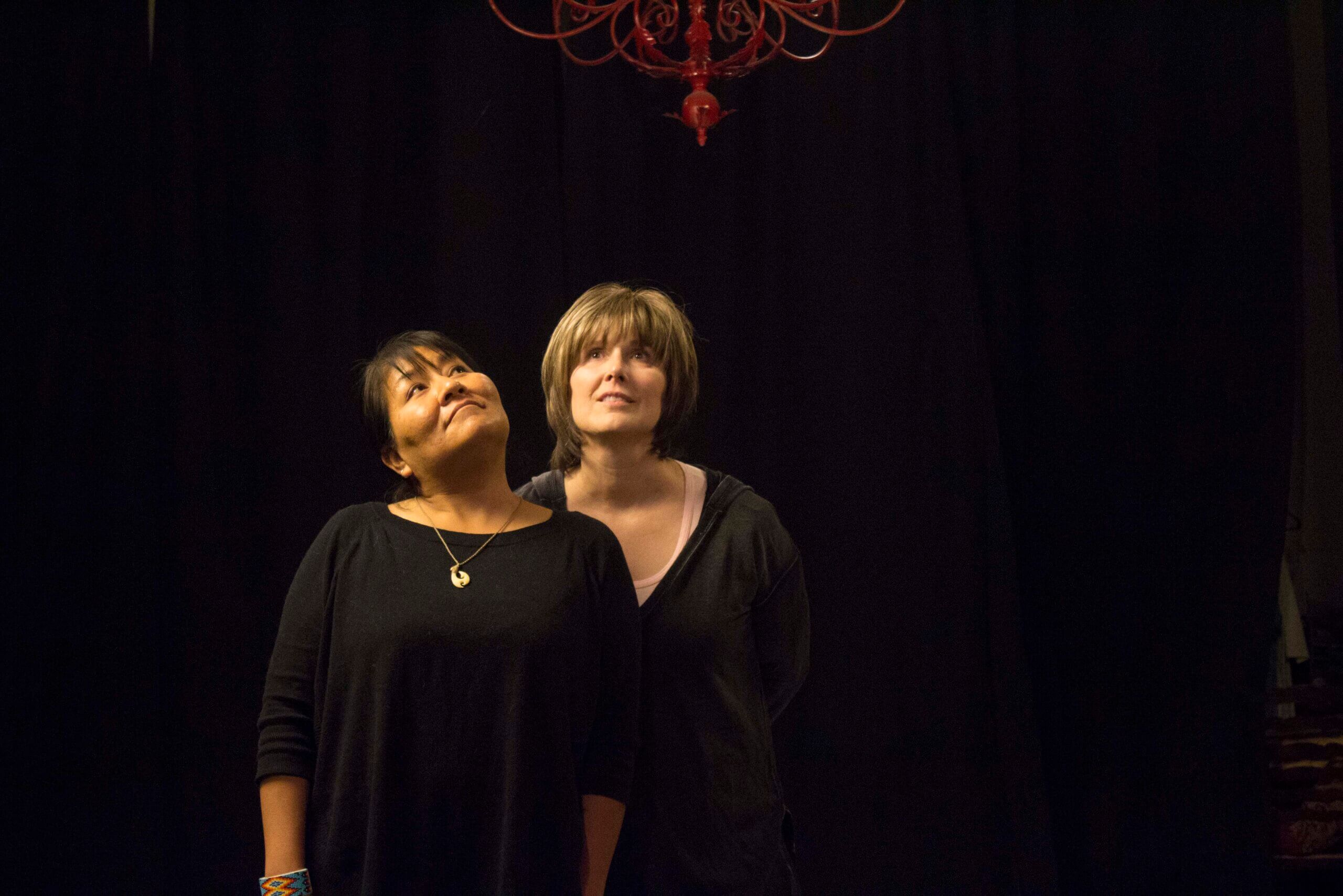 In Class Althea and Lesa cuddle 3 Sized